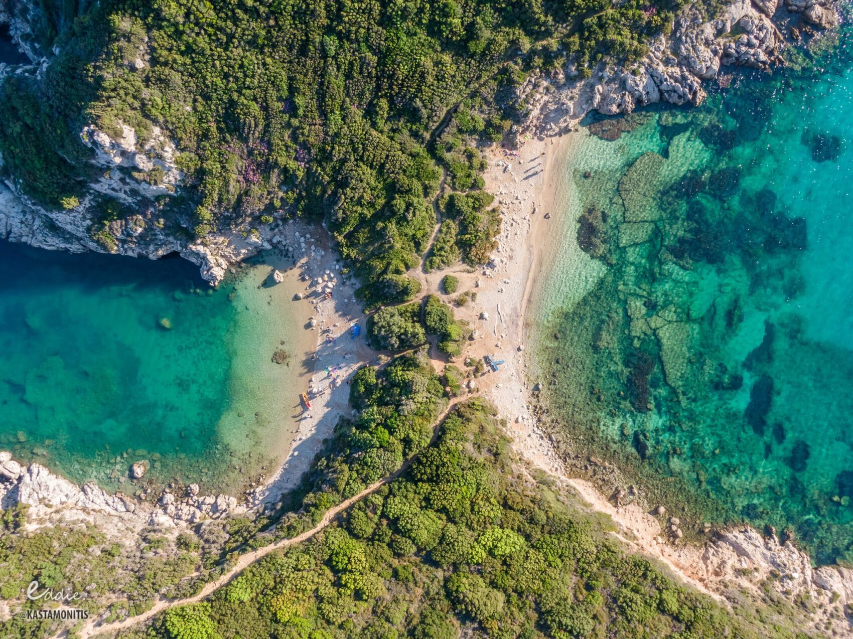 Rovinia Beach Visit Corfu