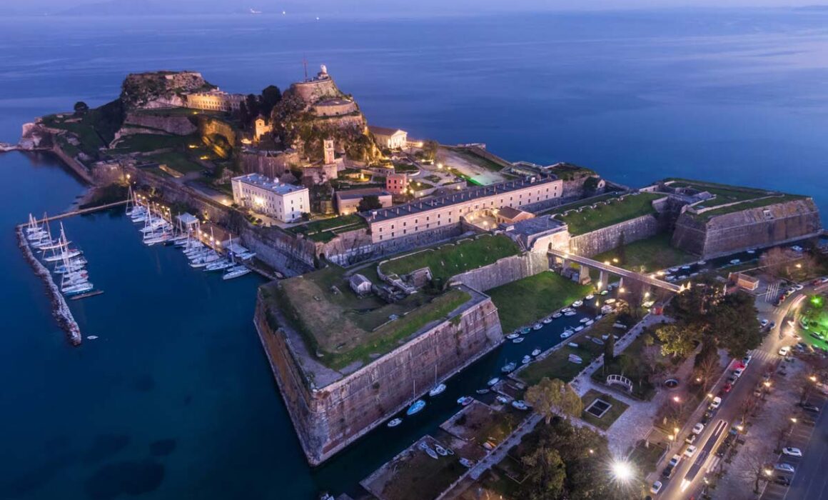 visit corfu sights old fortress